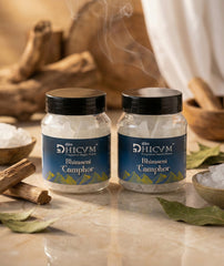 DHICAM Pure Bhimseni Camphor | 100% Natural | Pooja, Aarti & Aromatherapy | Zero Synthetic