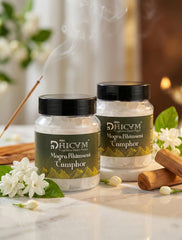 DHICAM Mogra Bhimseni Camphor | 100% Natural | Divine Floral Fragrance | Zero Synthetic